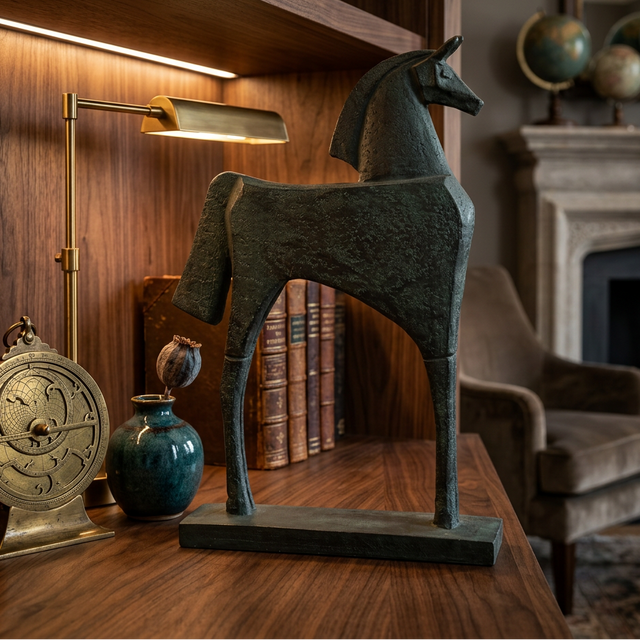 Patina Heritage Horse Statue