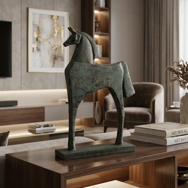 Patina Heritage Horse Statue