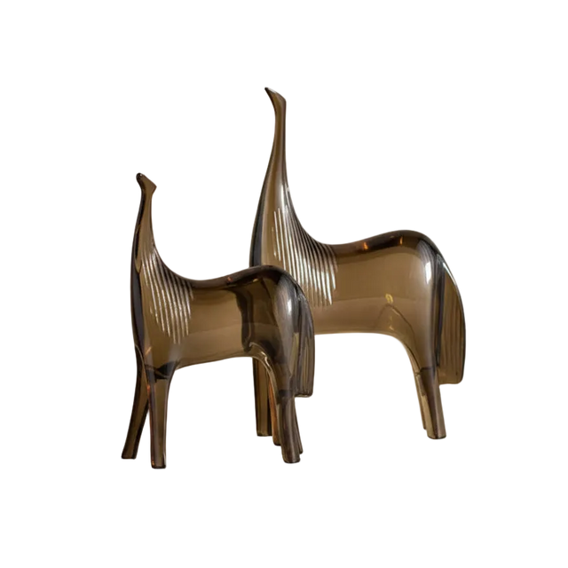 Mirage Modern Horse Statues (Set of 2)