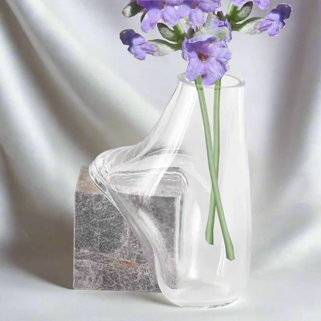 Marbella Curve Glass Vase