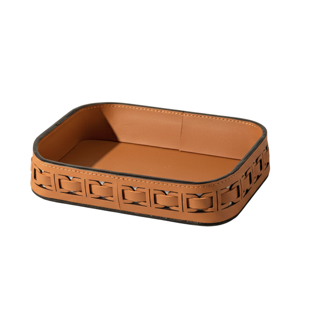 Amaya Leather Vanity Tray