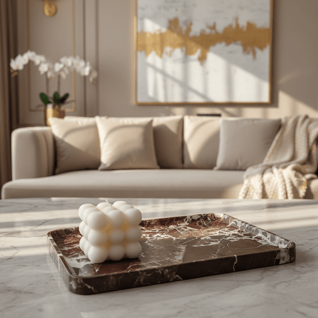Amaranthe Marble Tray - Palatium Lux