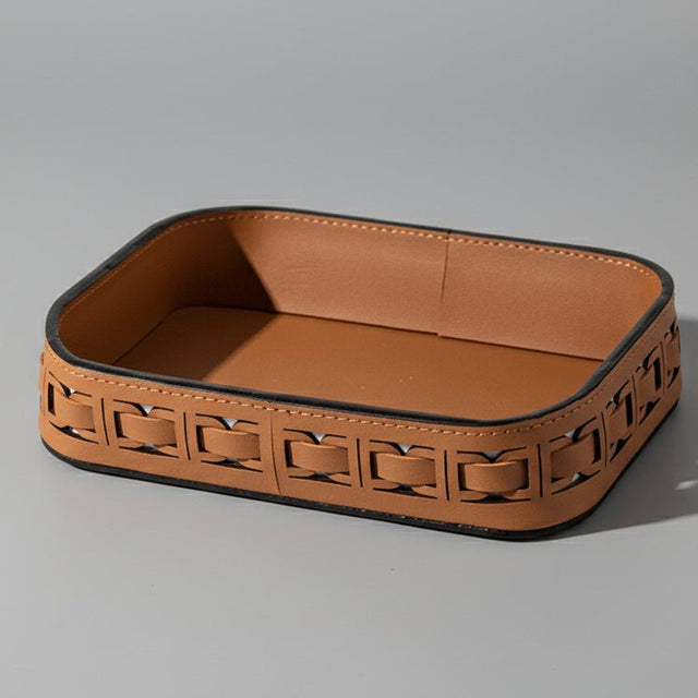 Amaya Leather Vanity Tray tray - Palatium Lux