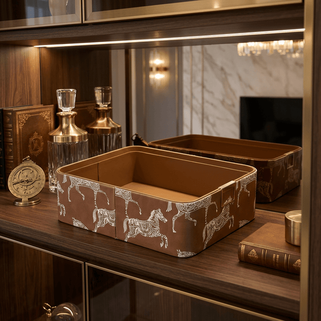 Arabian Royale Storage Box Organizer leather - Palatium Lux
