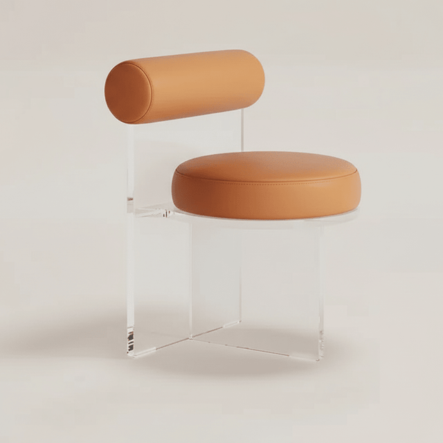 Aurora Mirage Stool - Orbit Orange - Palatium Lux