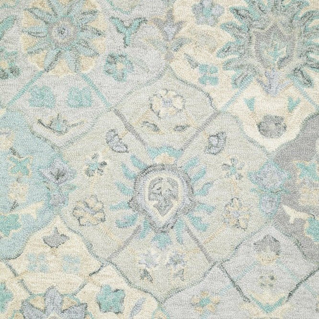 Azul Claro Hand Tufted Wool Rug - 5 x 8 Rugs - Palatium Lux