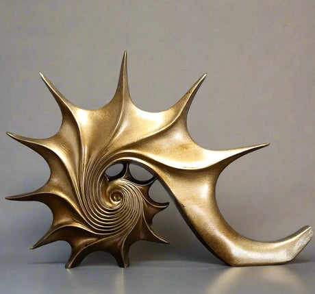 Azure Ocean Conch Decorative Statue statue - Palatium Lux