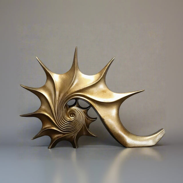 Azure Ocean Conch Decorative Statue statue - Palatium Lux