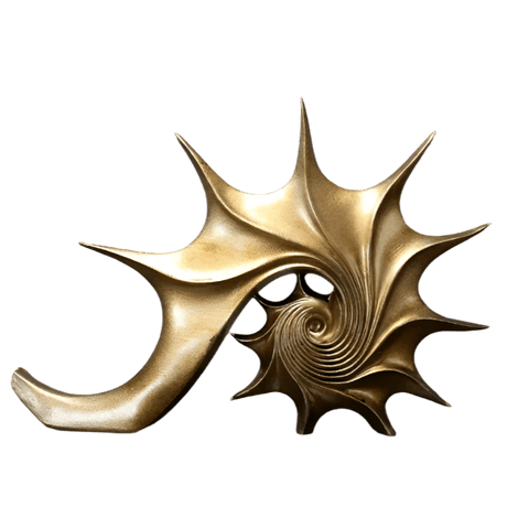 Azure Ocean Conch Decorative Statue statue - Palatium Lux