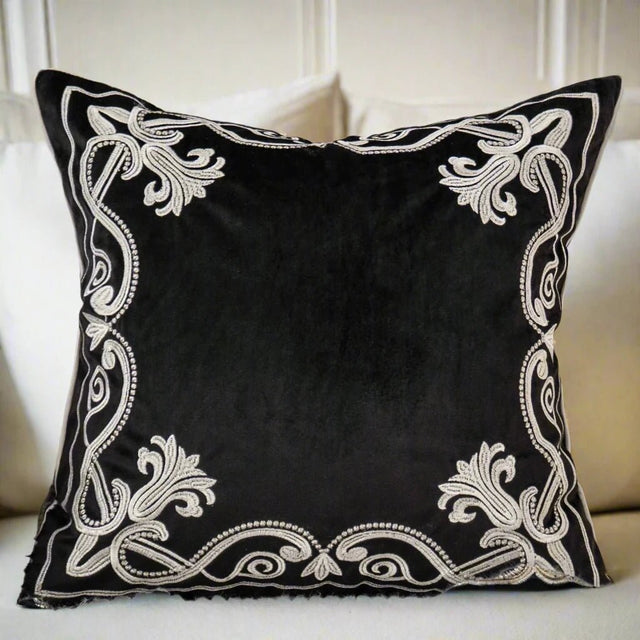 Baroque Embroidered Pillow Cover Pillow Cover - Palatium Lux