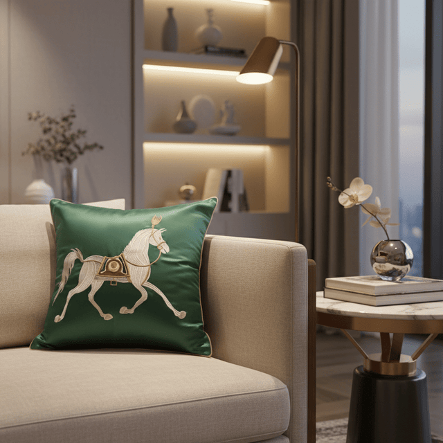 Belmont Horse Pillow Cover Pillow Cover - Palatium Lux