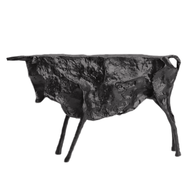 Black Taurus Statue statue - Palatium Lux