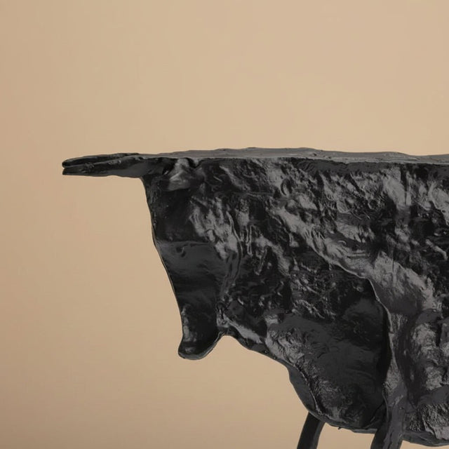 Black Taurus Statue statue - Palatium Lux