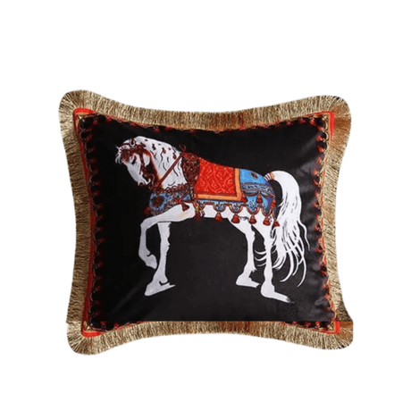 Black Velvet Cavalier Pillow Cover pillow covers - Palatium Lux