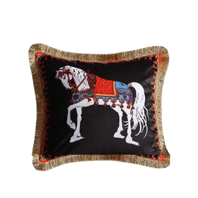 Black Velvet Cavalier Pillow Cover pillow covers - Palatium Lux