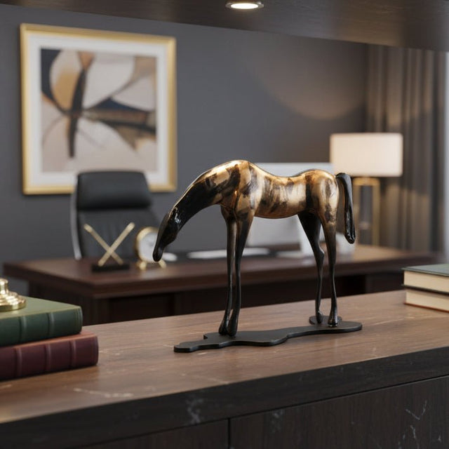 Bronze Reverie Horse Statue - Palatium Lux
