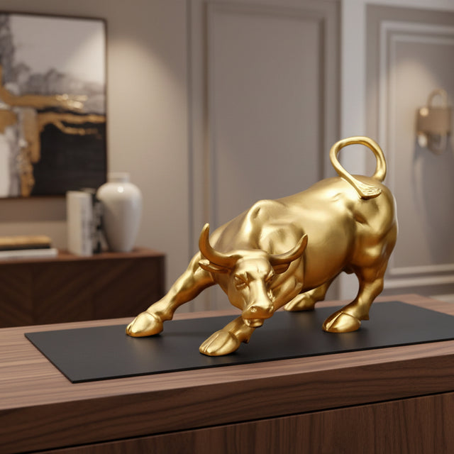 Bull of Abundance Resin Statue statue - Palatium Lux