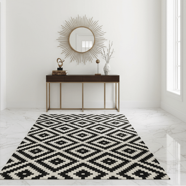 Castellan Handwoven Wool Rug - 4.2 x 5.7 Rugs - Palatium Lux