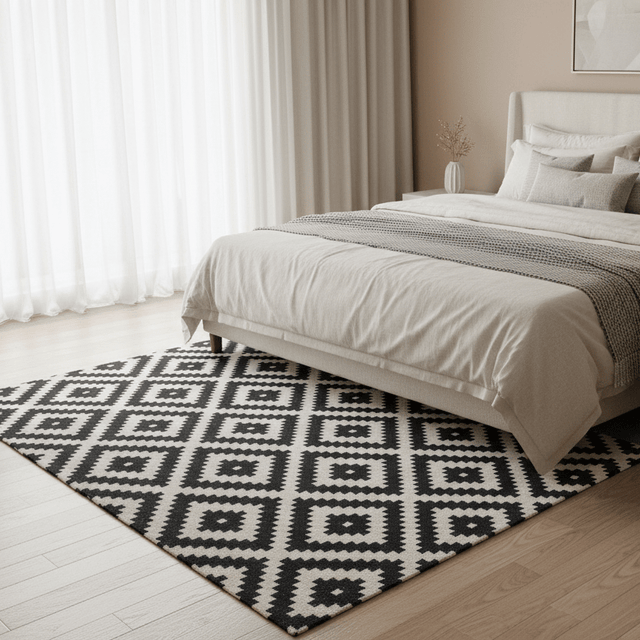 Castellan Handwoven Wool Rug - 4.2 x 5.7 Rugs - Palatium Lux