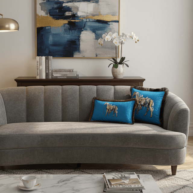 Cavalier Charm Pillow Cover pillow covers - Palatium Lux