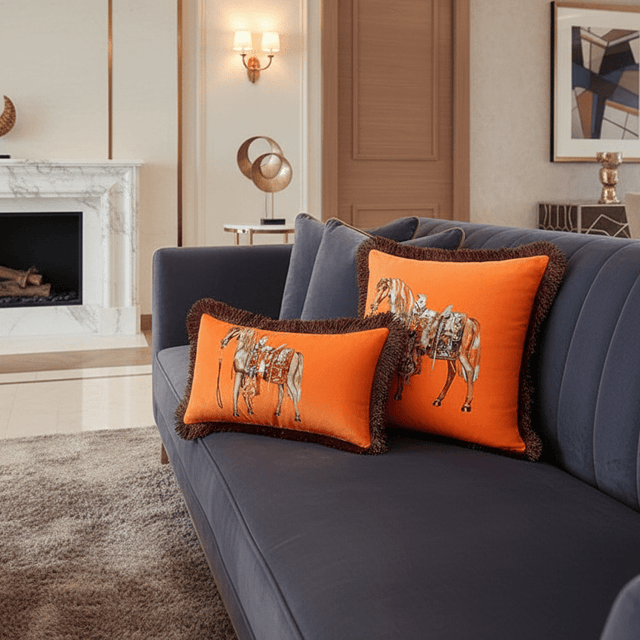 Cavalier Charm Pillow Cover pillow covers - Palatium Lux