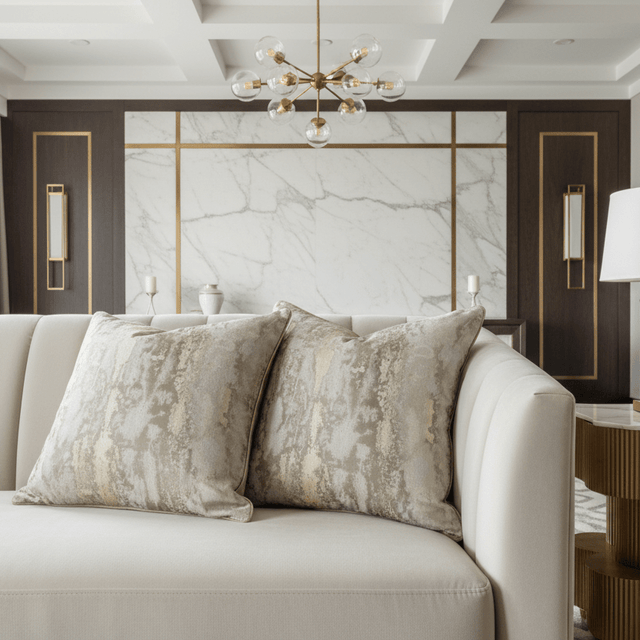 Champagne Mist Pillow Cover pillow covers - Palatium Lux