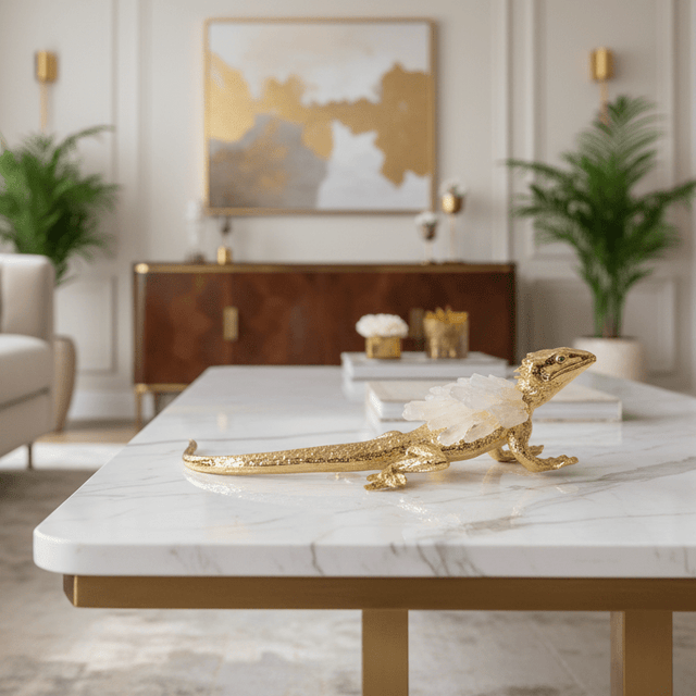 Charming Little Lizard Statue statue - Palatium Lux