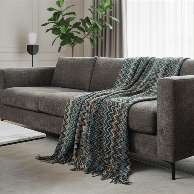 Chevron Cascade Blanket blanket - Palatium Lux