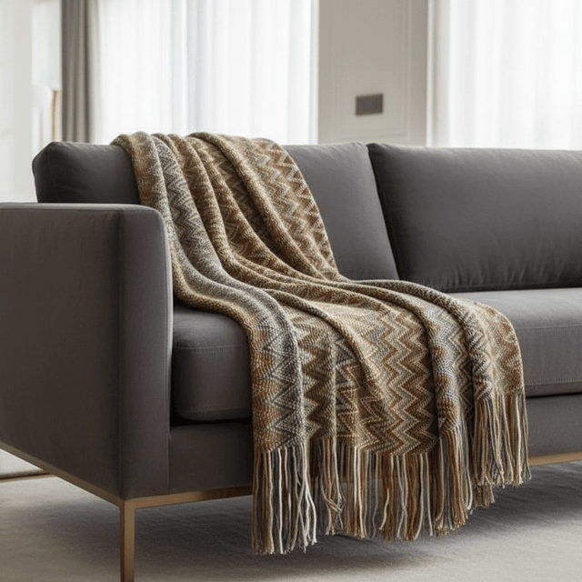Chevron Cascade Blanket blanket - Palatium Lux