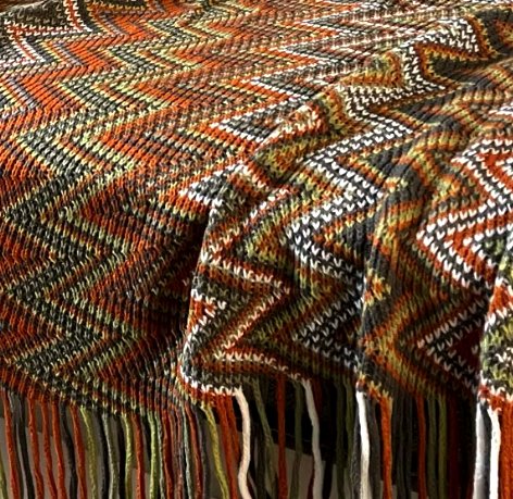 Chevron Cascade Blanket blanket - Palatium Lux