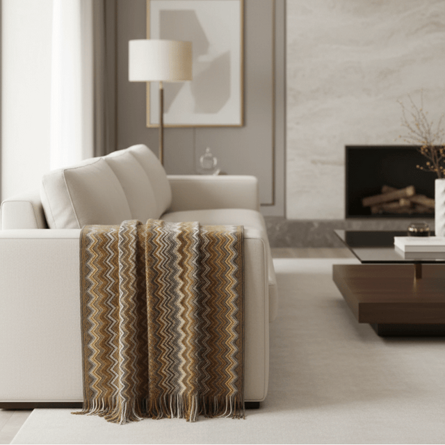 Chevron Cascade Blanket blanket - Palatium Lux