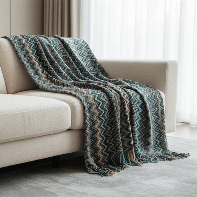 Chevron Cascade Blanket blanket - Palatium Lux