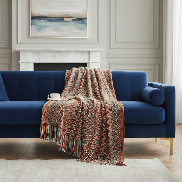 Chevron Cascade Blanket blanket - Palatium Lux