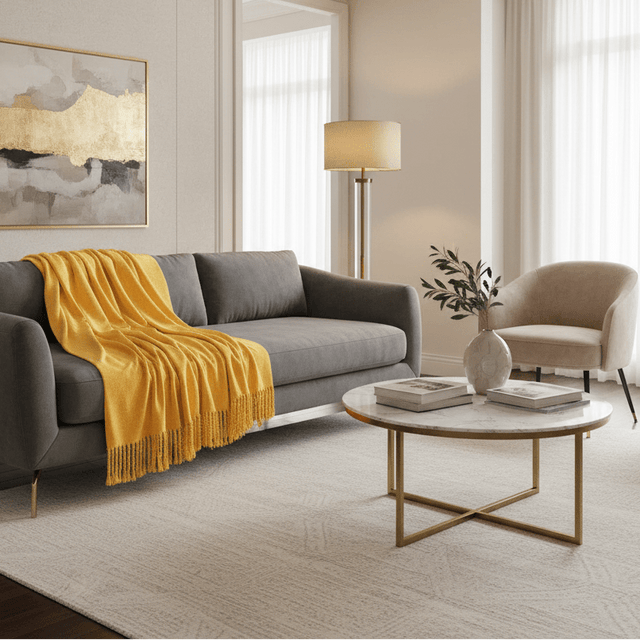 Classy Chenille Throw Blanket blanket - Palatium Lux