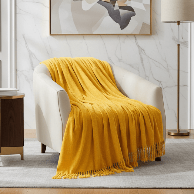 Classy Chenille Throw Blanket blanket - Palatium Lux