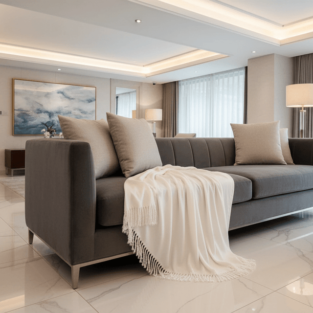 Classy Chenille Throw Blanket blanket - Palatium Lux