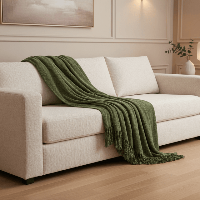Classy Chenille Throw Blanket blanket - Palatium Lux