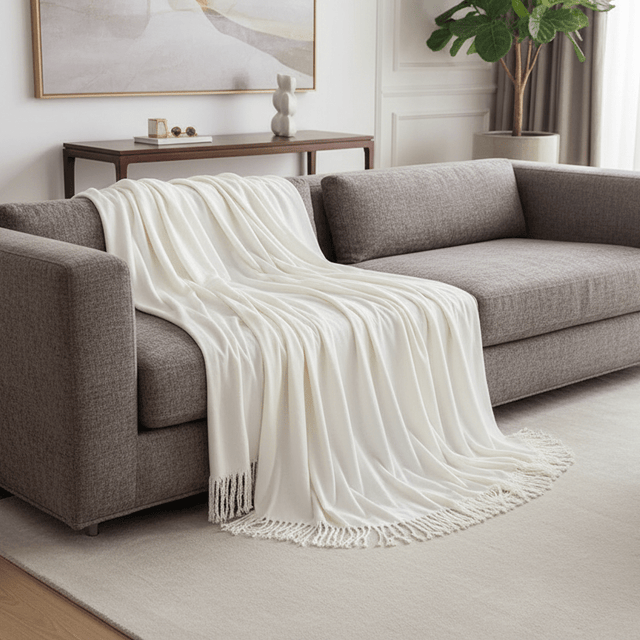 Classy Chenille Throw Blanket blanket - Palatium Lux