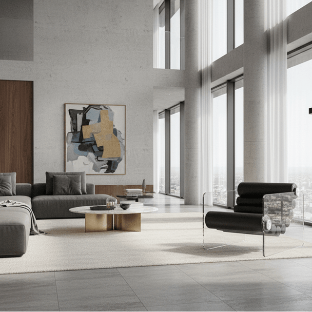Cloud Nine Accent Chair - Black - Palatium Lux