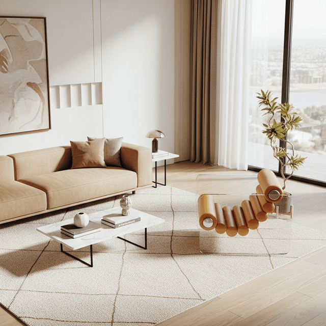 Cloud Nine Accent Chair - Orange - Palatium Lux