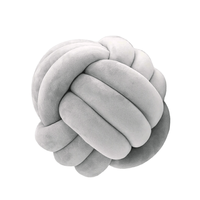 Cozy Knot Ball Pillow Pillow Cover - Palatium Lux