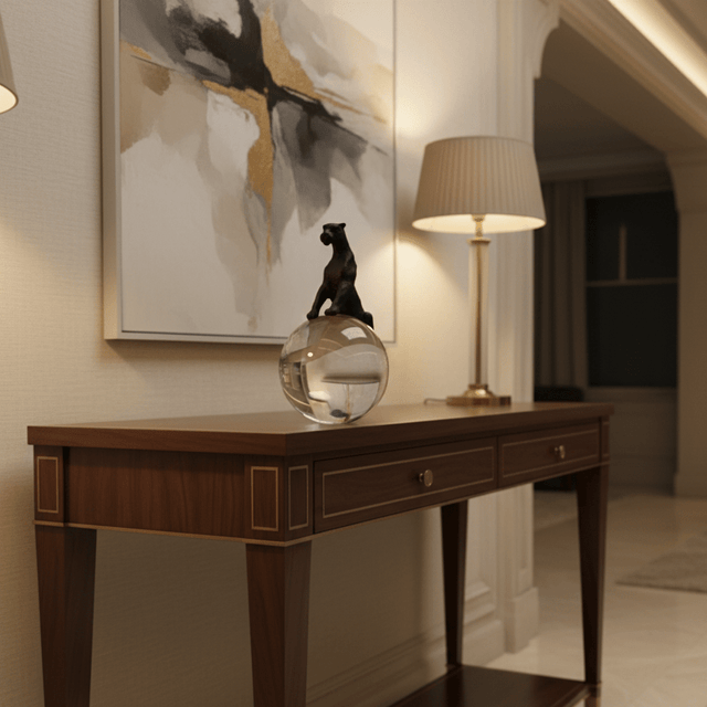 Crystal Oracle Panther Statue statue - Palatium Lux