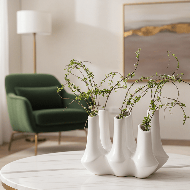 Dainty Bloom Ceramic Porcelain Vase - Palatium Lux