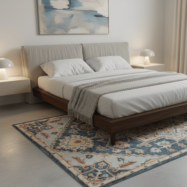 Darya Hand Tufted Wool Rug - 5 x 8 Rugs - Palatium Lux