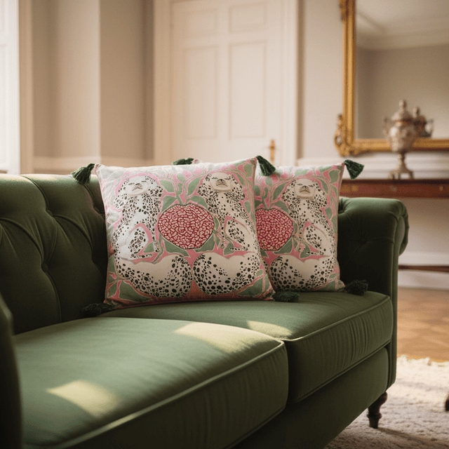 Dashing Doggies Velvet Pillow Covers pillow covers - Palatium Lux