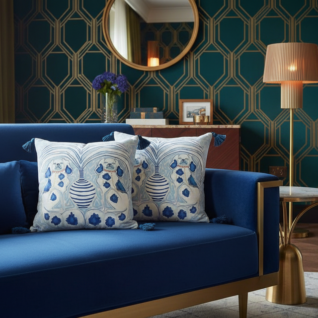 Dashing Doggies Velvet Pillow Covers