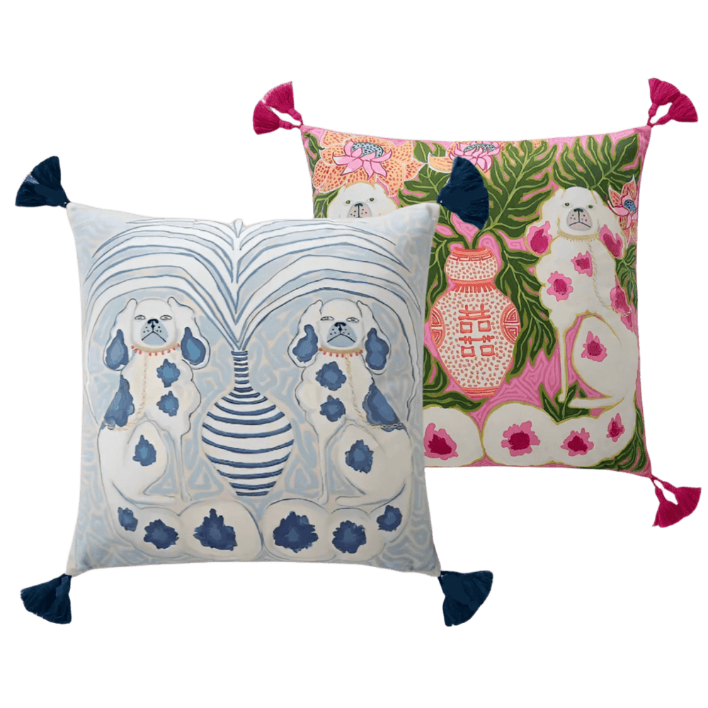 Dashing Doggies Velvet Pillow Covers pillow covers - Palatium Lux