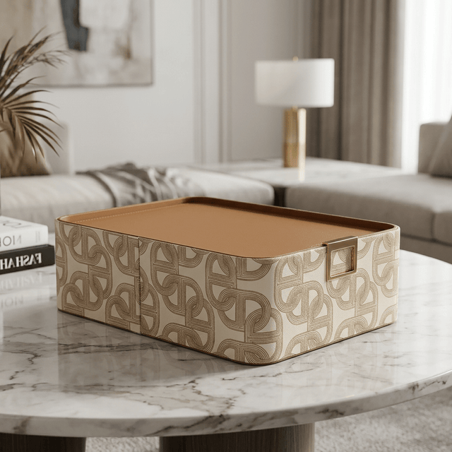Dubai Royale Storage Box Organizer leather - Palatium Lux