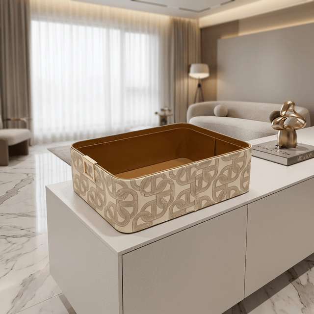 Dubai Royale Storage Box Organizer leather - Palatium Lux
