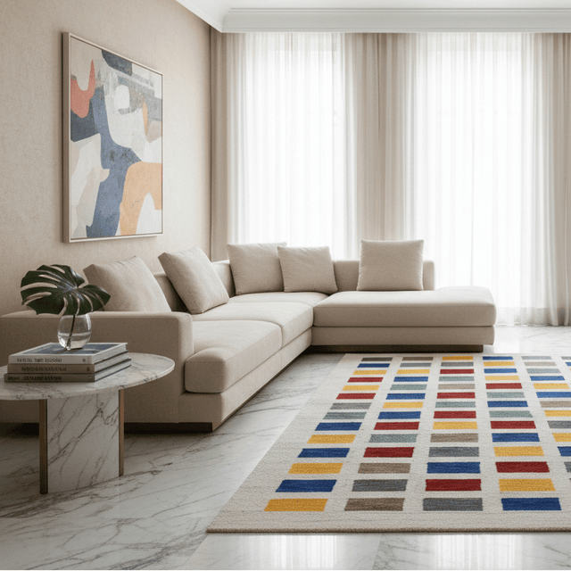 Element Hand Tufted Wool Rug - 5.4 x 7.6 Rugs - Palatium Lux